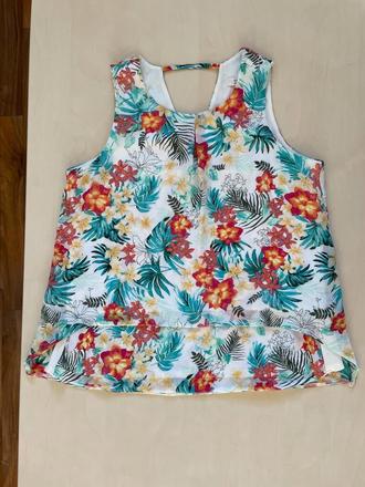 Letní květinový top, vel s, clockhouse, clockhouse,s
