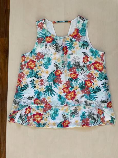 Letní květinový top, vel s, clockhouse, clockhouse,s