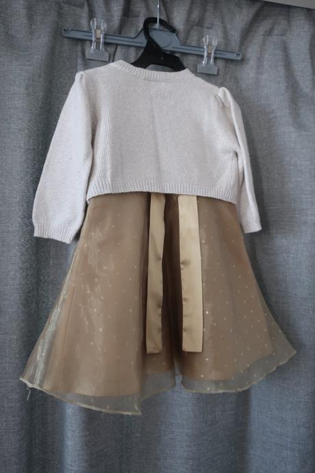 Dívčí šaty + bolerko vel. 86, george,86