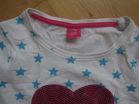 Tričko s flitrami, srdíčkem,116, kiki&koko,116