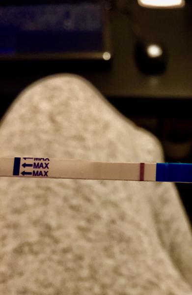 Něco málo na těhotenským testu