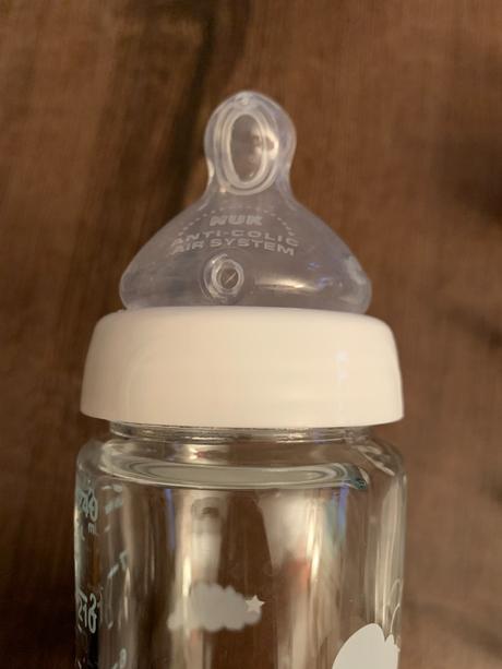 Kojenecká lahev nuk skleněná, nuk