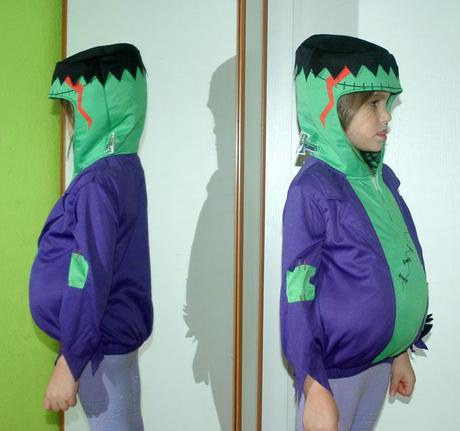 Karnevalový kostým frankenstein halloween, 