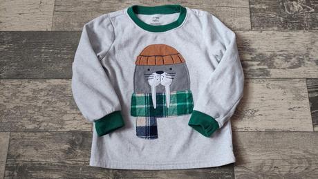 Mikina samet mrož, carter's,98