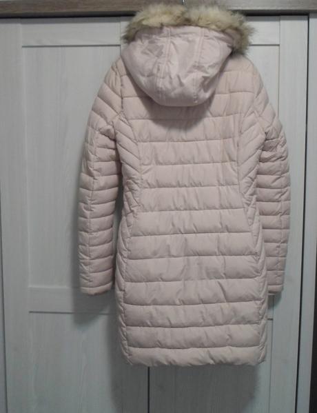 Růžová bunda bundička s kožíškem, tally weijl,36 / 38 / m / s