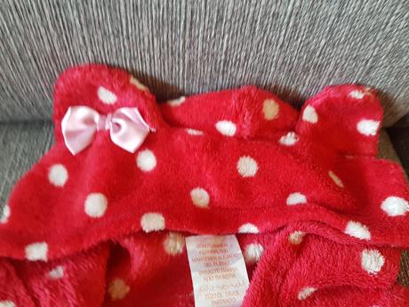 Fleesový župan značky baby, vel. 9-12 měsíců., 74