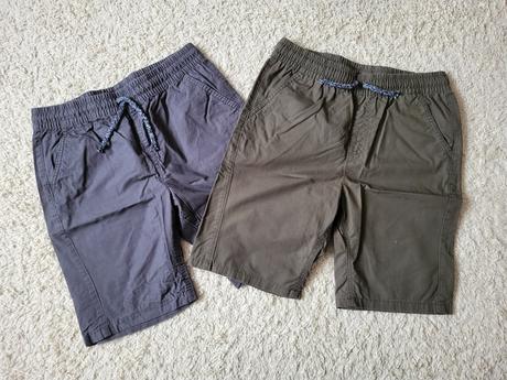 2 x plátěné kraťasy, f&f,152