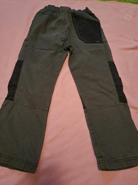 Turistické plátěné kalhoty alpine pro vel. 116/122, alpine pro,116