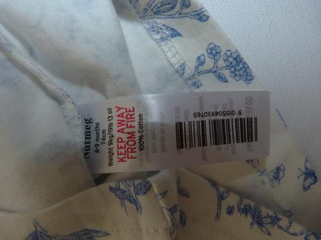 Bavlněné tričko vel. 74, nutmeg,74