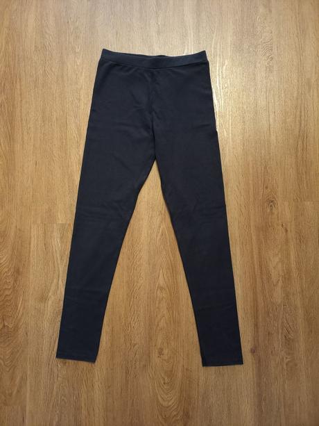 Černé legíny, širší pas, 146