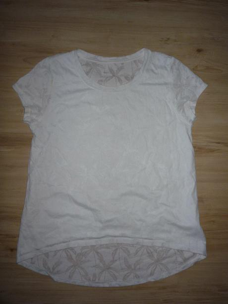 Bílé vepředu dvojité triko, gap,152