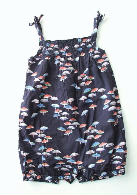 P557 dívčí plátěný letní overal vel. 74, debenhams,74