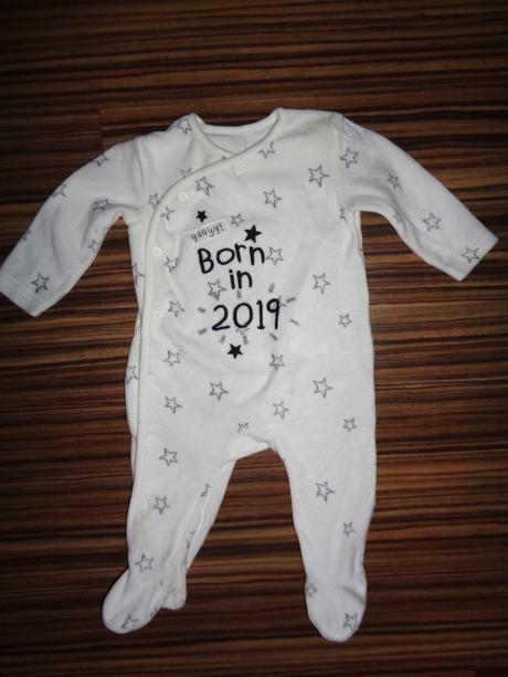 Bílý sametový overal s hvězdičkami, george,68