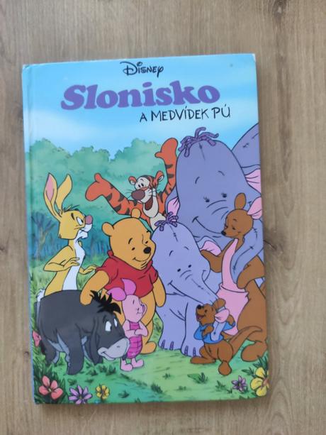 Slonisko a medvídek pú - knížka disney, 