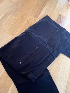 Černé úzké kalhoty vyšší pas, reserved,38