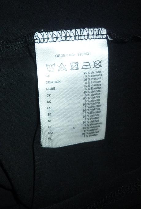 Černé tričko se stojáčkem takko fashion, takko,s