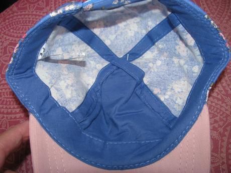 Dívčí bavlněná růžovo modrá kšiltovka, george,116