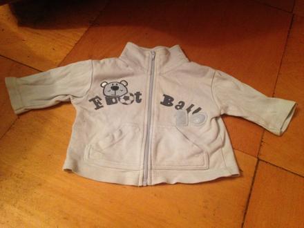 Klučičí mikina medvídek, football 10 vel. 56 - 62, tiny ted,56