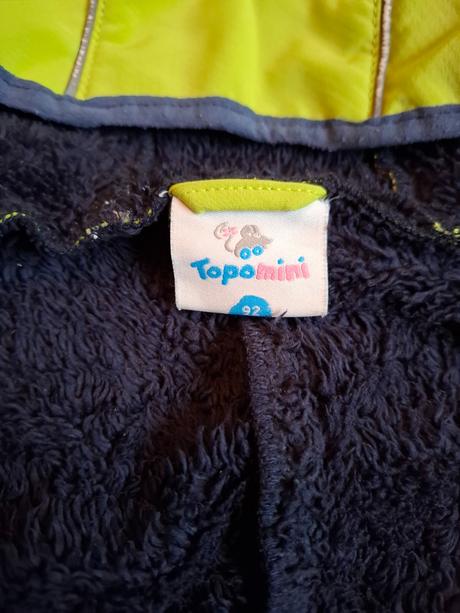 Teplý softshellový overal s beránkem, topomini,92