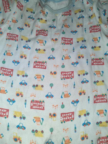 Klučičí letní overal dopravní prostředky vl. 74-80, 74