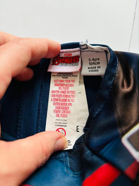 An14/ kostým capitán america - v.3/4 roky,