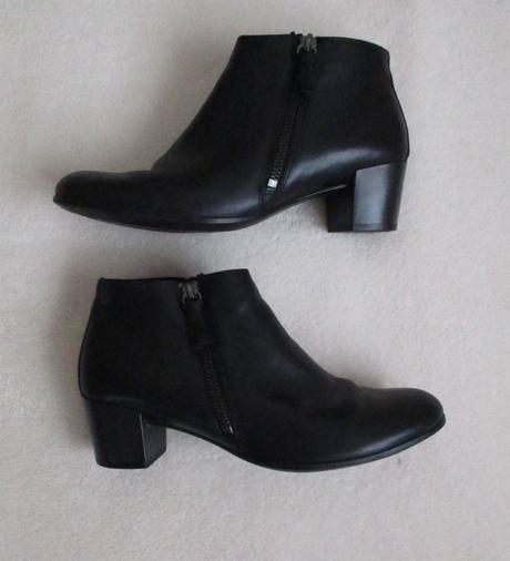 Dámské kotníkové boty kožené ecco 38, ecco,38