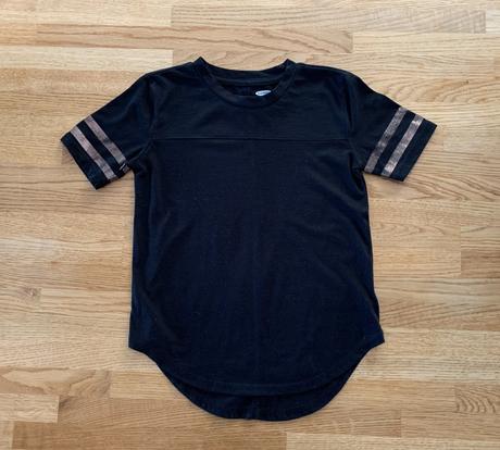 Černé triko & tričko old navy vel. 122/128, old navy,122