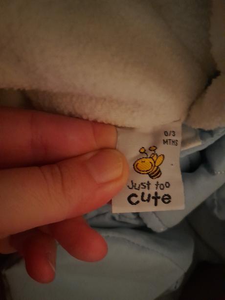 Vyteplená kombinéza, vel. 62, just too cute,62