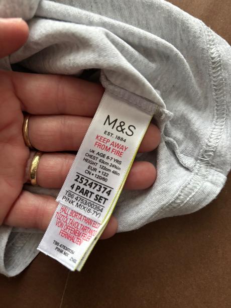 Triko šedé - v.6/7 let, marks & spencer,122