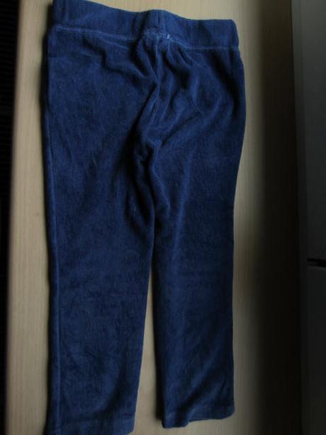 Sametové, teplé tepláčky, legíny, f&f,98