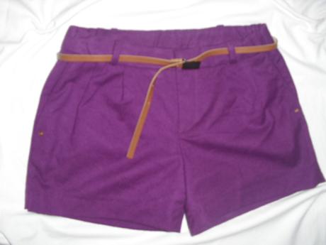 Luxusní teplé kraťasy s páskem, zara,116