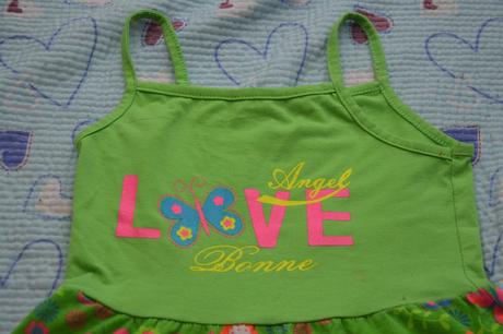 Letní šaty zástěrka do školky, 116