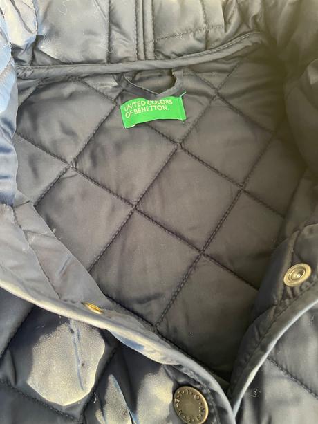 Modra bunda/sako/kabatek, benetton,122