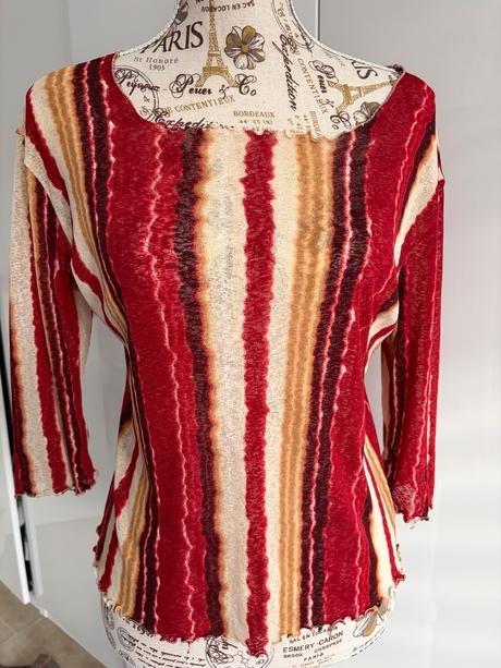 Kozene sako červené m + bluza, m