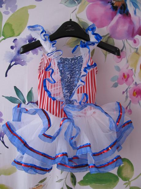 Kostým - taneční šaty, tanečních soutěží vel.92/98, 98