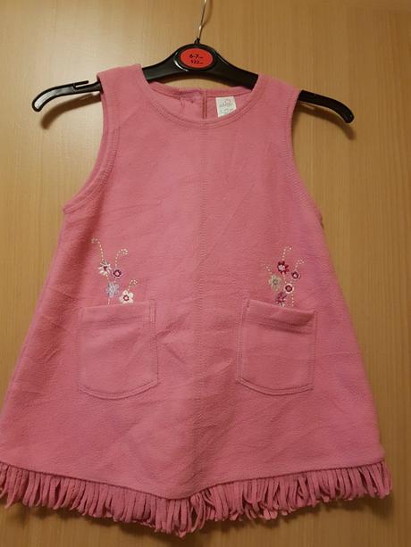 Dívčí fleesové šaty značky adams,velikost 1-1 1/5r, adams,86