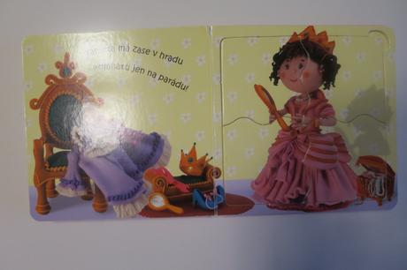 Říkanková knížka princezny - 4 ks puzzle,