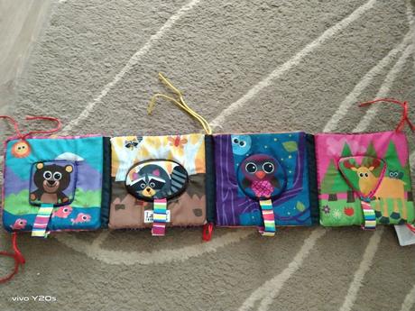 Látkové leporelo pro miminka,