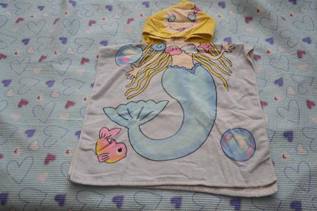 86 - 116 župánek, bavlněné pončo mořská panna, 104