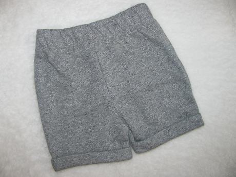 Dětské šedé teplákové šortky, střik/unisex, george,68