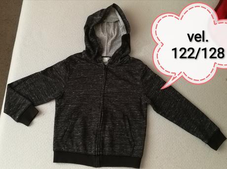 Dětská mikina s kapucí, h&m,128