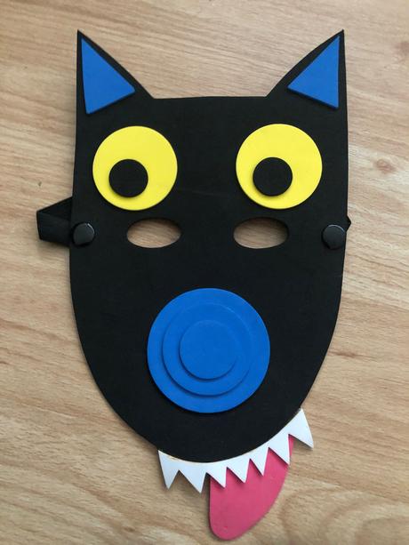 Karneval maska malý dablik/ dabel/ cert, 