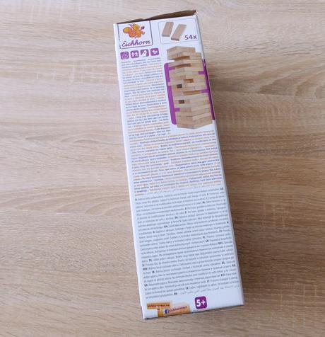 Dřevěná hra-věž eichhorn yenga,