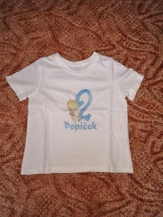 Tričko s krátkým rukávem ,,pepíček 2", 98