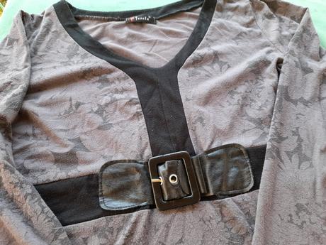 Těhotenská černá halenka dlouhý rukáv, m