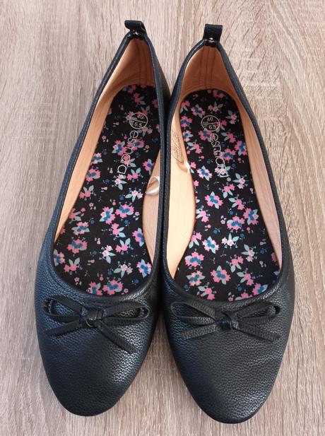 Dívčí/dámské černé baleríny esmara, 40