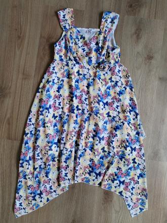 Krásné lehké letní dívčí šaty 134/140, 134