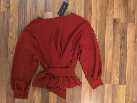 Nový cihlově červený top pc 450, vel s-m, amisu, amisu,s