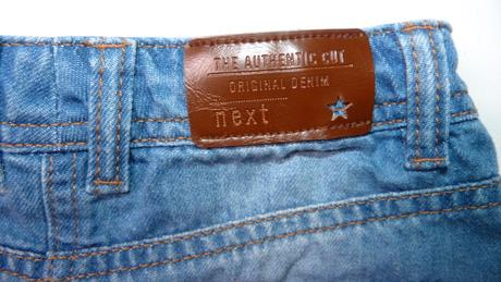 Riflová sukýnka s regulací na 8 let, next,128