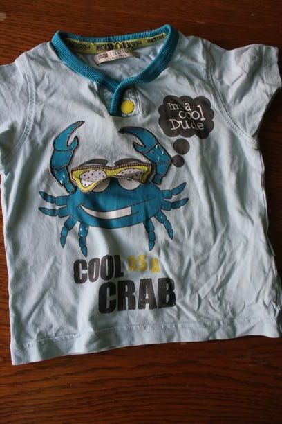 Tričko s krabem, marks & spencer,86